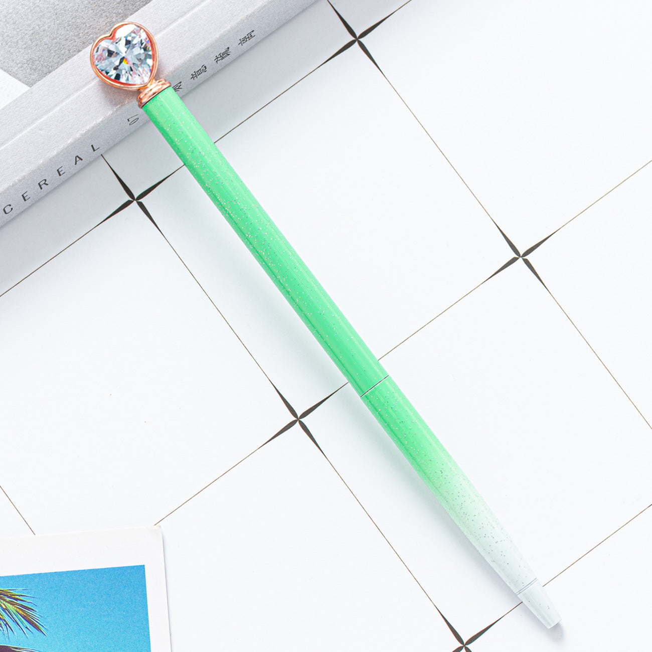 Bolígrafo De Metal Con Diamante De Corazón al por mayor